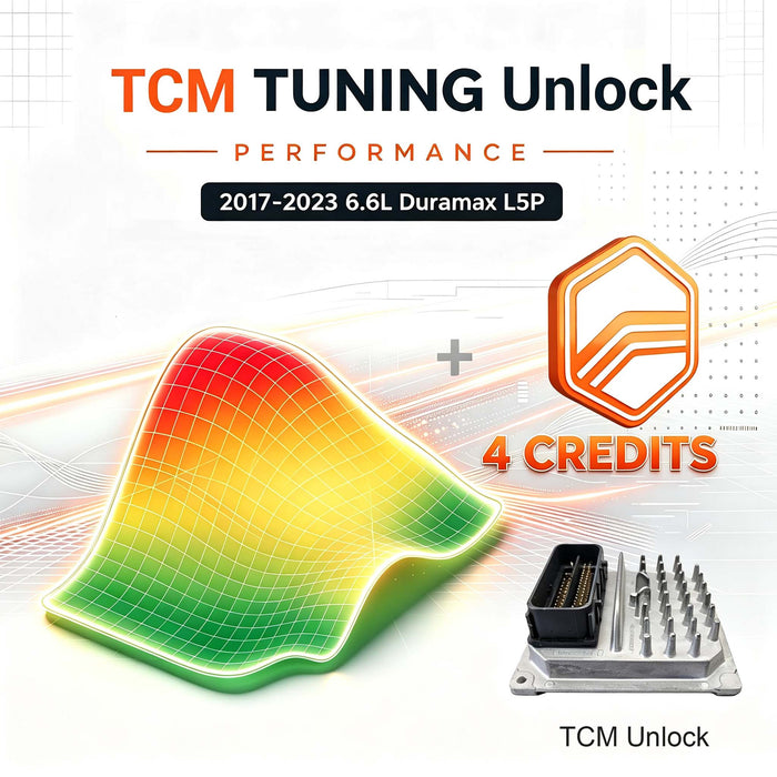 Trucktok 2017-2023 6.6L Chevy Duramax TCM TUNING + 4 Credits and Unlock