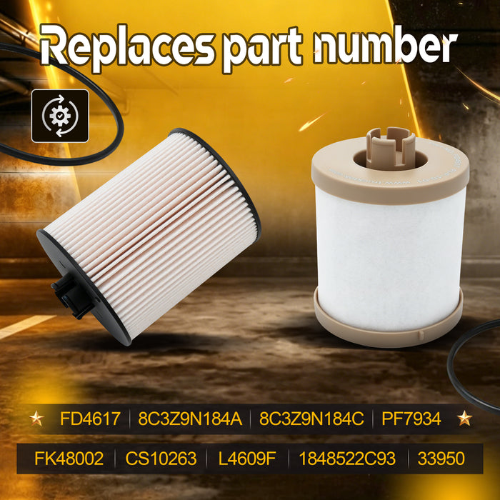 Trucktok 2008-2010 6.4L Ford Powerstroke Diesel Fuel Filter Replaces FD4617