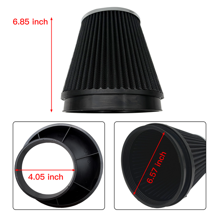 Trucktok 2005-2010 Dodge Chrysler HEMI 5.7L 6.1L V8 Cold Air Intake w/Heat Shield