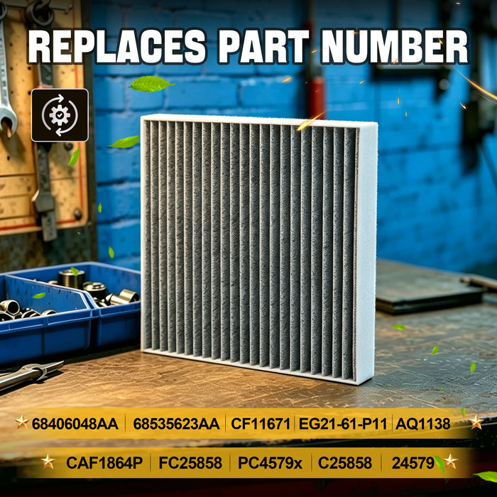 Trucktok 2010-2024 6.7L Dodge Ram Cabin Air Filter Replaces 68406048AA