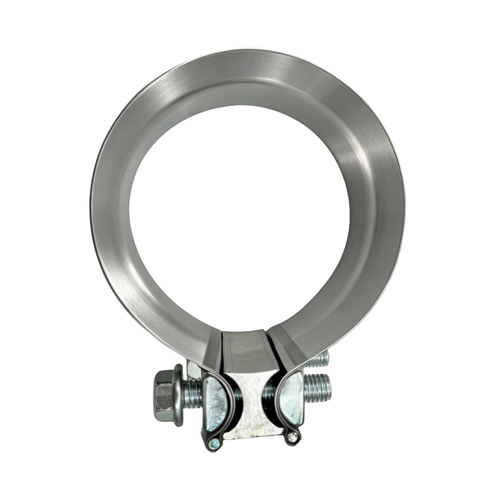 Trucktok 4"/5" Stainless Steel Exhaust Clamp Muffler Clamp Lap Joint Band Clamp Universal