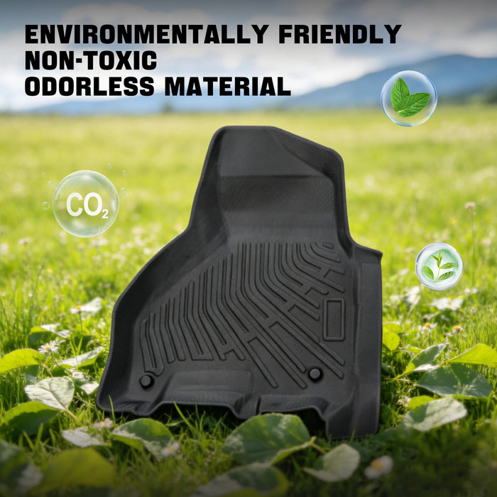 Trucktok 2010-2018 Dodge Ram 2500 3500 Mega Cab All-Weather TPE Floor Mats