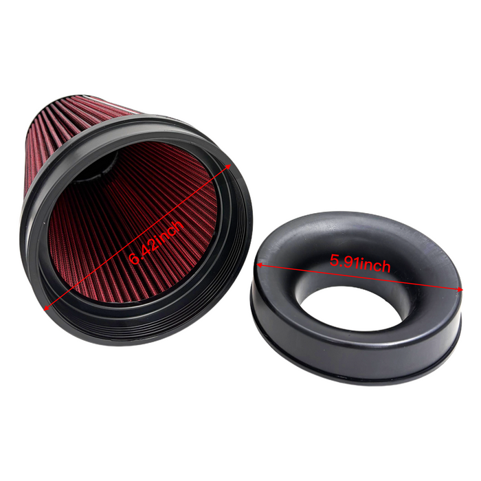 Trucktok 2014-2018 5.3L 6.2L Chevy GMC 1500 V8 Cold Air Intake w/Filter
