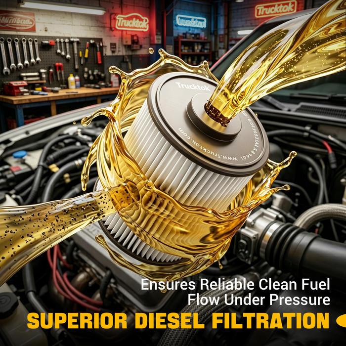 Trucktok 2019-2024 6.7L Dodge Ram Fuel Water Separator Filter Replaces 68436631AA