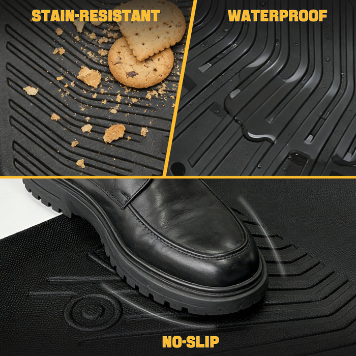 Trucktok 1999-2007 Ford F250 F350 F450 SuperCab All-Weather TPE Floor Mats