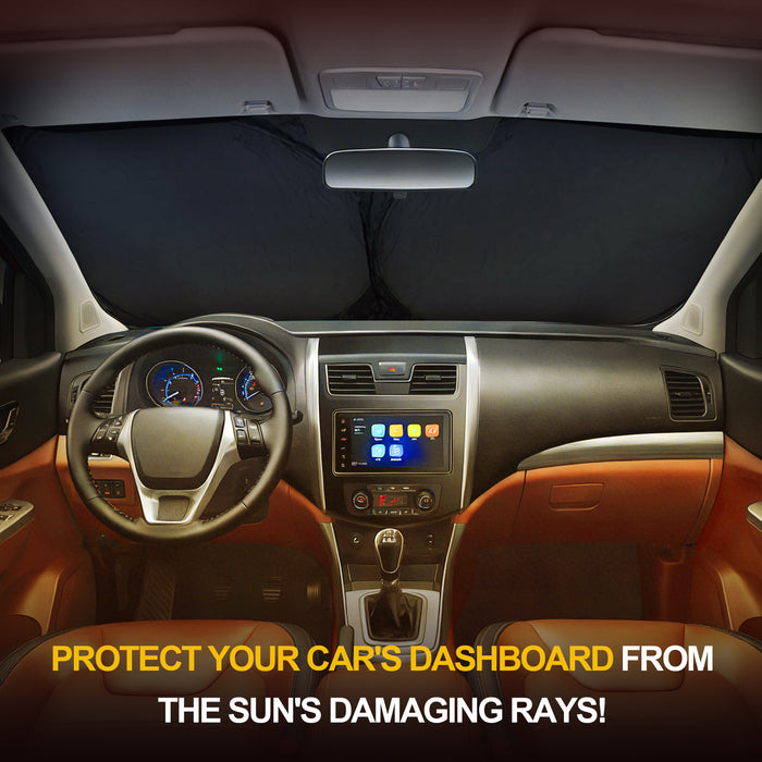 Trucktok Specially Customized  Universal Windshield Sunshade Summer Interior Cooler Auto Sun Protector