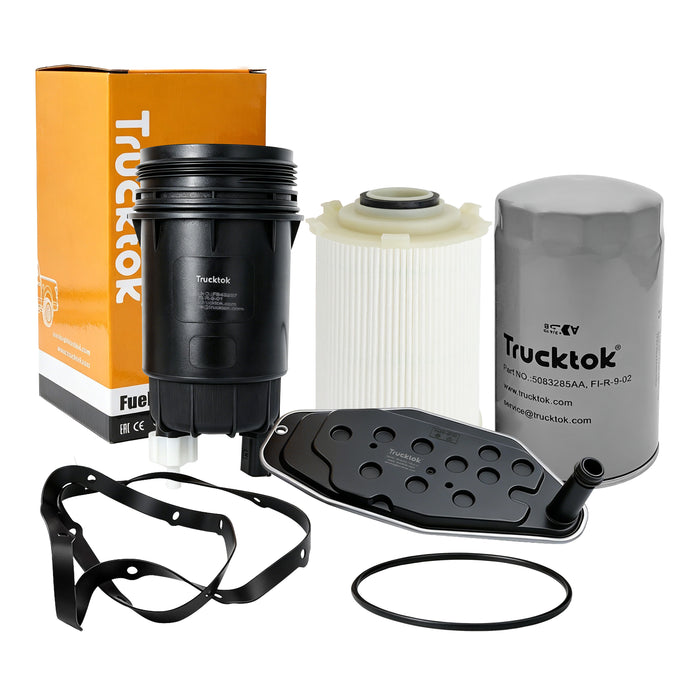 Trucktok 2007-2009 6.7L Dodge Ram Fuel, Oil, Air & Transmission Filters Maintenance Kit
