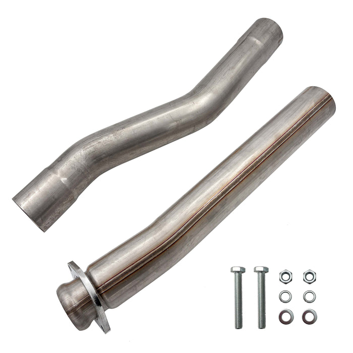 Trucktok 2003-2007 6.0L Ford Powerstroke 3.5" Cat & Muffler Delete Pipe