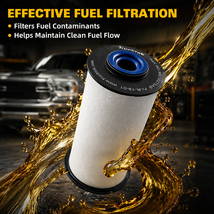 Trucktok 2014-2019 3.0L Ram 1500 Ecodiesel Fuel/Water Separator Filter Replaces 68235275AB