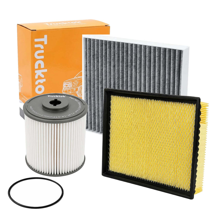 Trucktok 2020-2023 3.0L Ram 1500 Ecodiesel Fuel, Oil, Air & Cabin Filter Maintenance Kit