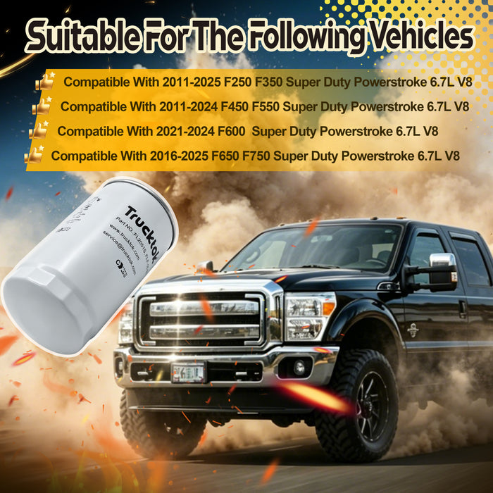 Trucktok 2011-2025 6.7L Ford Powerstroke Diesel Oil Filter Replaces FL2051S