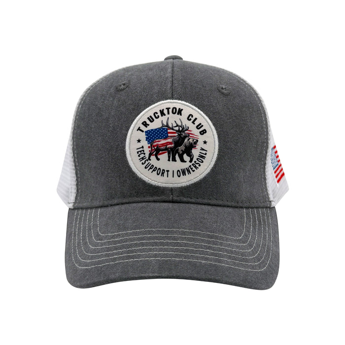 TruckTok Custom Embroidered Baseball Cap Vintage Washed & Adjustable Unisex Hat