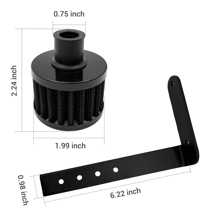 Trucktok 2011-2021 Ford 2.7L 3.5L 5.0L F150 Raptor Expedition Oil Catch Can Separator Kit