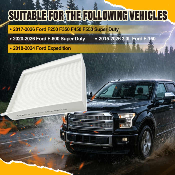 Trucktok 2017-2026 6.7L Ford Powerstroke Diesel Cabin Air Filter Replaces FP92