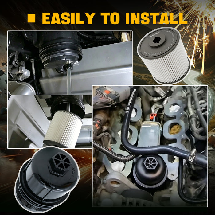 Trucktok 2020-2023 3.0L Ram 1500 Ecodiesel Fuel / Oil  / Air / Carbin air Filte Bundle Set
