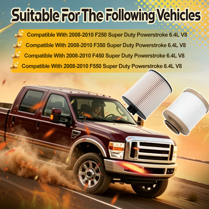 Trucktok 2008-2010 6.4L Ford Powerstroke Diesel Fuel Filter Replaces FD4617