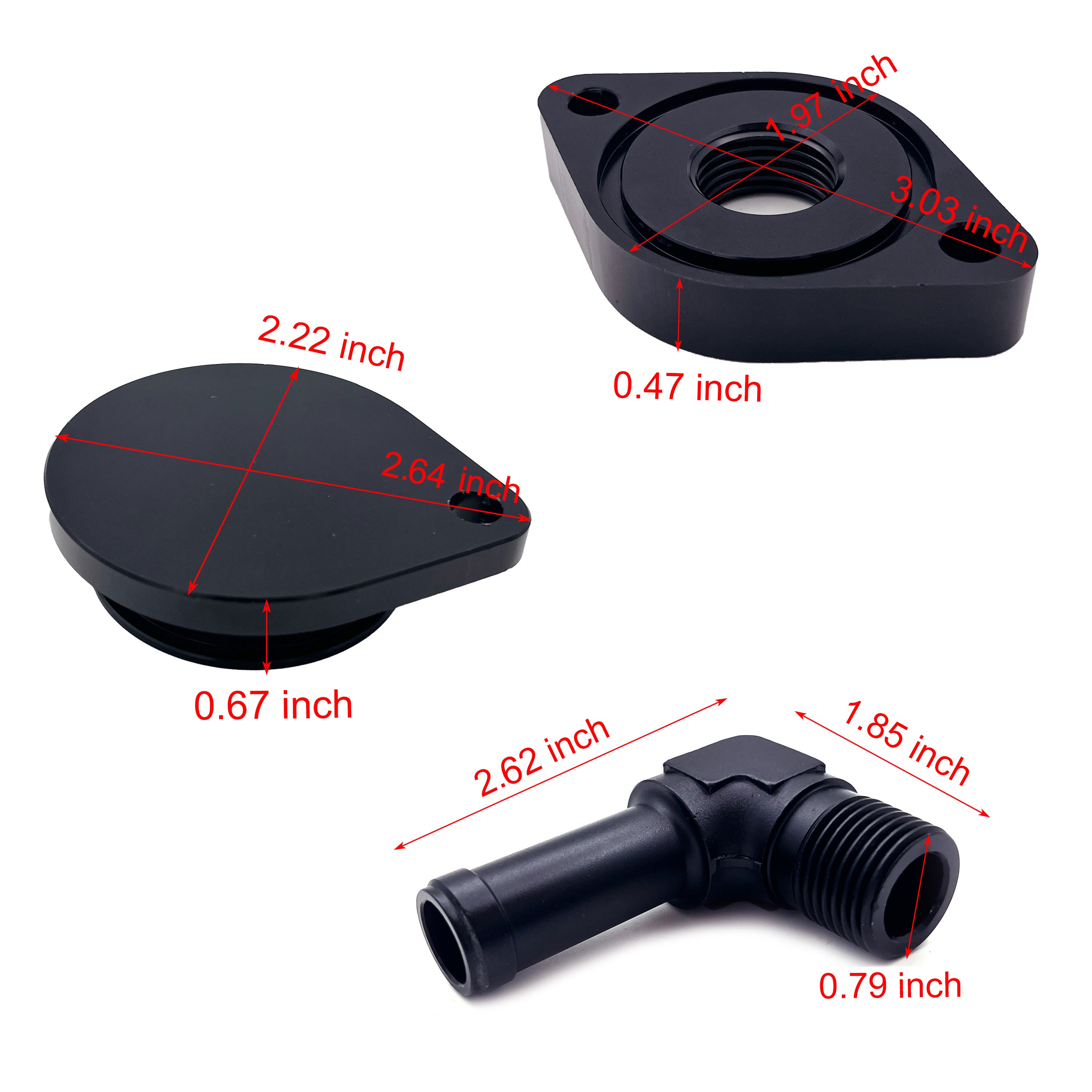 TruckTok 2011-2023 6.7L Ford Powerstroke CCV Reroute EGR Delete kit