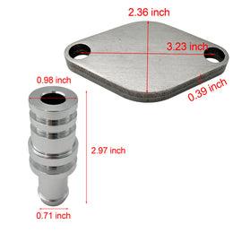 TruckTok 2009-2024 6.7L Ram Cummins 2500 3500 EGR Valve Cooler Delete Kit