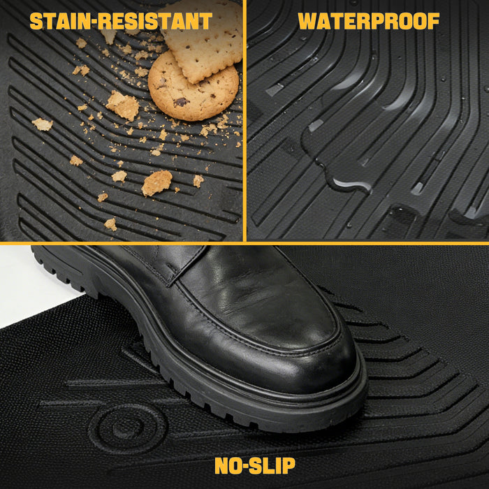 Trucktok 2019-2025 Dodge Ram 2500 3500 Crew Cab All-Weather Floor Mats