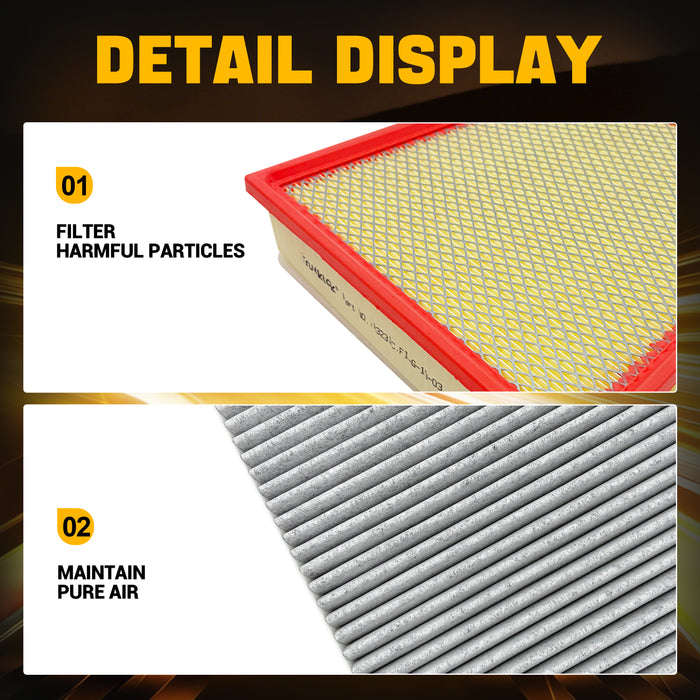 Trucktok 2017-2019 6.6L Silverado Sierra Duramax Air & Cabin Air Filter Replaces A3231C/23281440