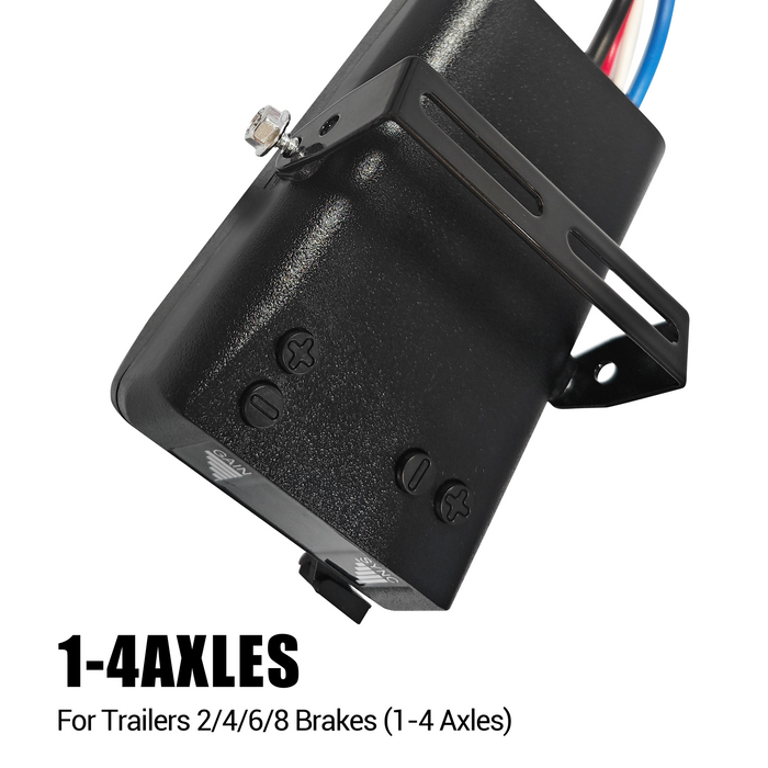 Trucktok 8507111 Time-Delayed Trailer Brake Controller, Brakeman IV Compatible, Digital, 1–4 Axle