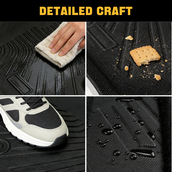 Trucktok Dodge Ram 2002-2008 1500 & 2003-2009 2500 3500 Crew Cab (Quad Cab) All-Weather Floor Mats