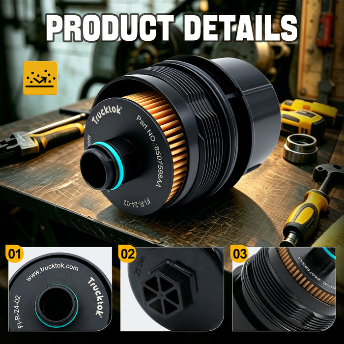 Trucktok 2020-2023 3.0L Ram 1500 Ecodiesel Oil Filter Replaces 68507598AA