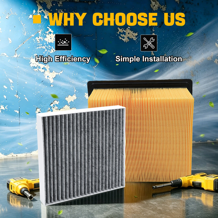 Trucktok 2010-2024 6.7L Dodge Ram Air Filter & Cabin Air Filter Replaces 53034051AB/68406048AA