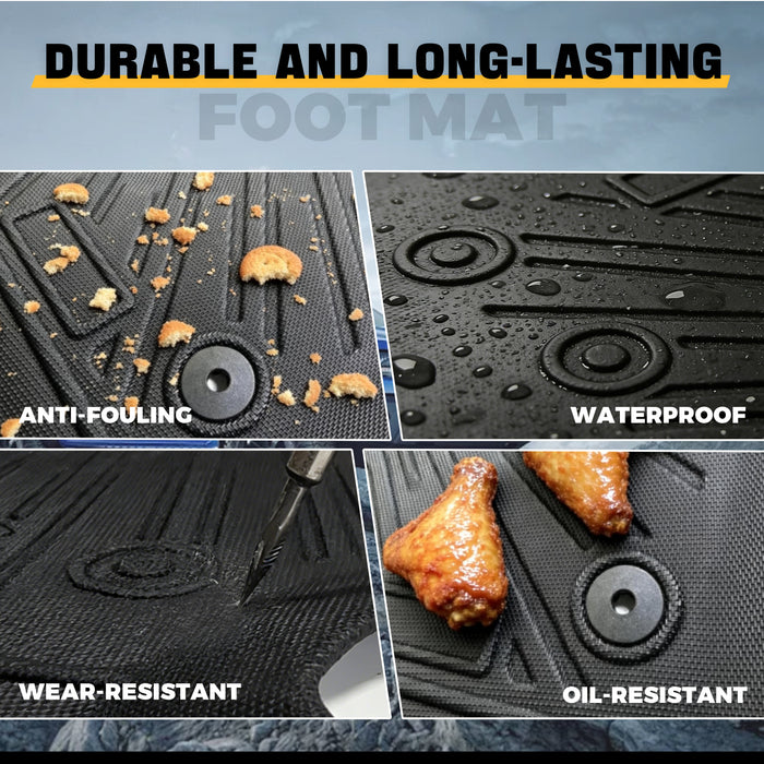 Trucktok 2015-2025 Ford F150 SuperCab All-Weather TPE Floor Mats