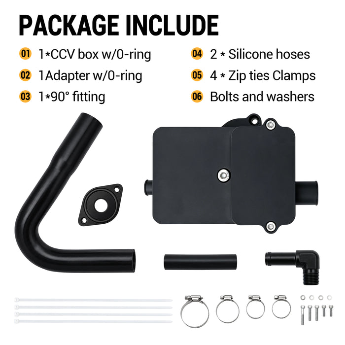 Trucktok 2011-2024 6.7L Ford Powerstroke F250 F350 F450 CCV Recirculating Kit