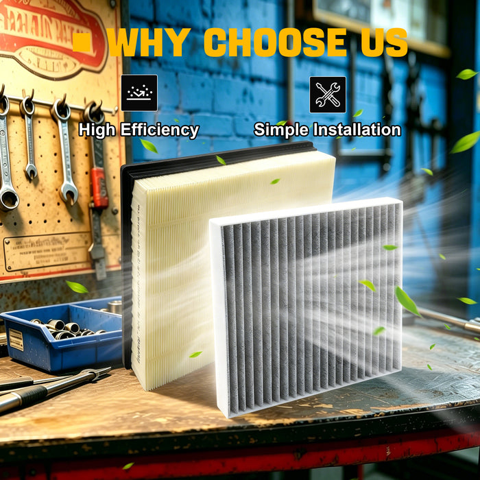 Trucktok 2020-2023 3.0L Ram 1500 Ecodiesel Air & Cabin Air Filter Replaces 68441763AA/68406048AA