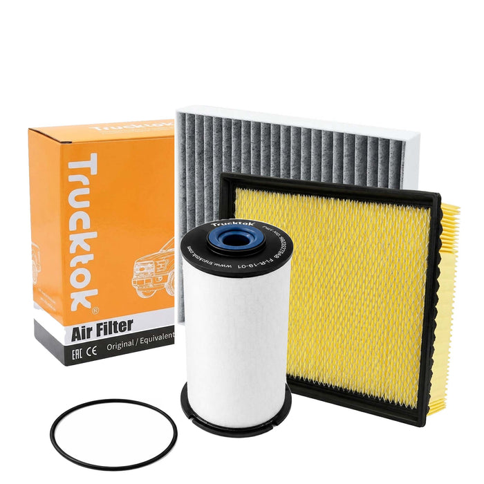 Trucktok 2014-2019 3.0L Ram 1500 Ecodiesel Fuel, Oil, & Cabin Air Filter Maintenance Kit