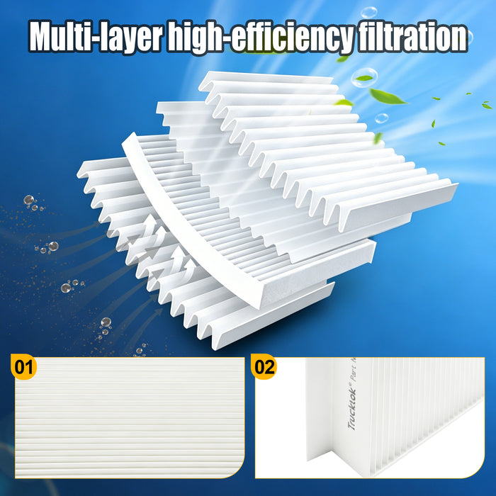 Trucktok 2017-2026 6.7L Ford Powerstroke Diesel Cabin Air Filter Replaces FP92