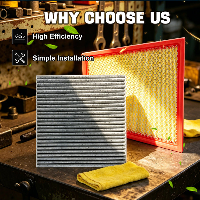 Trucktok 2017-2019 6.6L Silverado Sierra Duramax Air & Cabin Air Filter Replaces A3231C/23281440