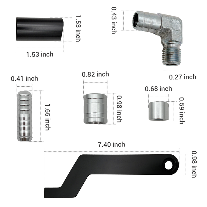 Trucktok 2009-2019 Dodge Ram 5.7L 6.4L Charger Challenger Oil Catch Can Kit