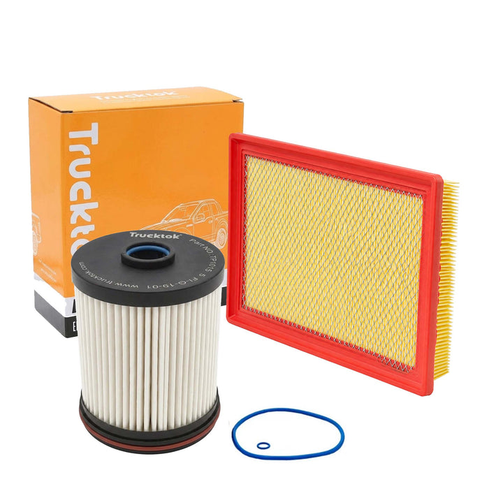 TruckTok 2017-2019 6.6L Silverado Sierra Duramax Fuel, Oil, Air & Cabin Air Filters Maintenance Kit