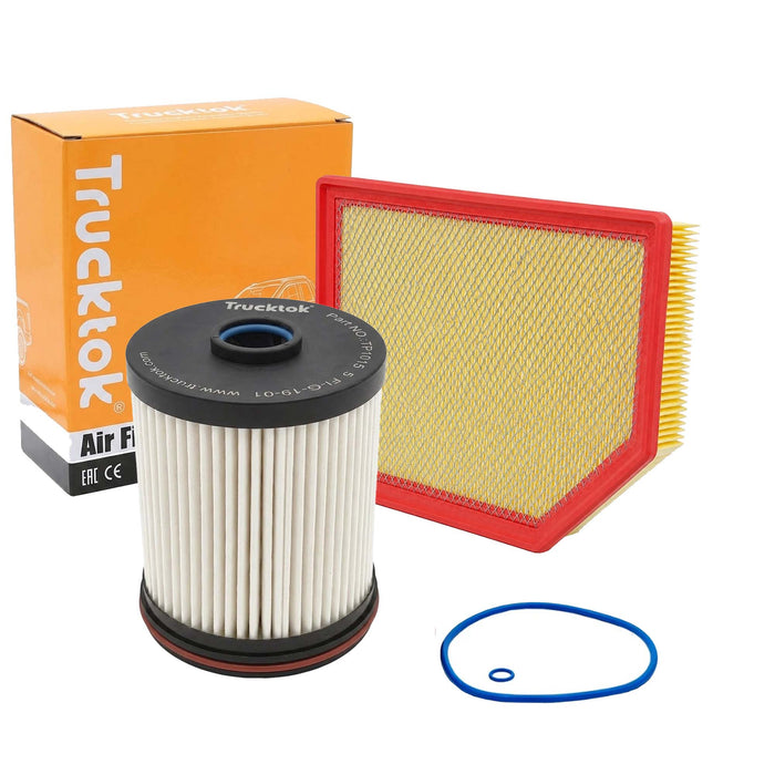 TruckTok 2020-2026 6.6L Silverado Sierra Duramax Fuel, Oil, Air & Cabin Air Filters Maintenance Kit