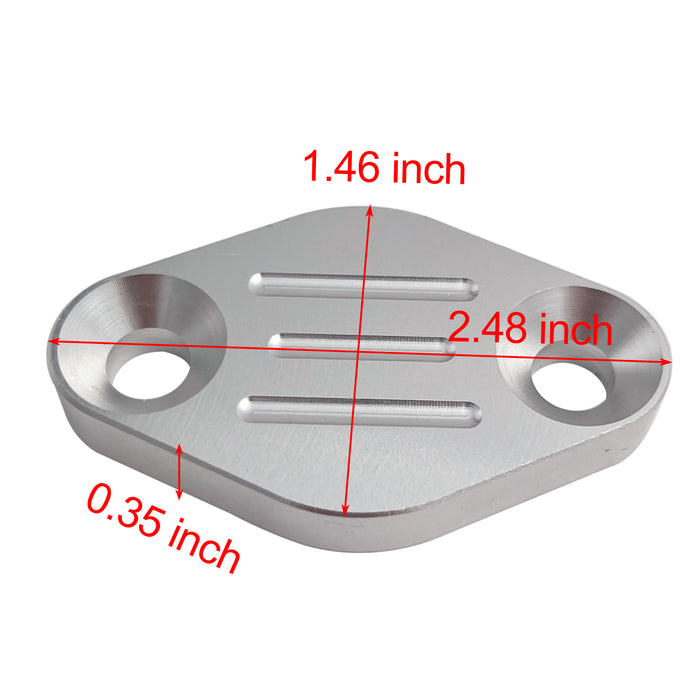 TruckTok 4.8L 5.3L 6.0L LSX Silverado EGR Delete Plug Intake Exhaust Block Off Plate