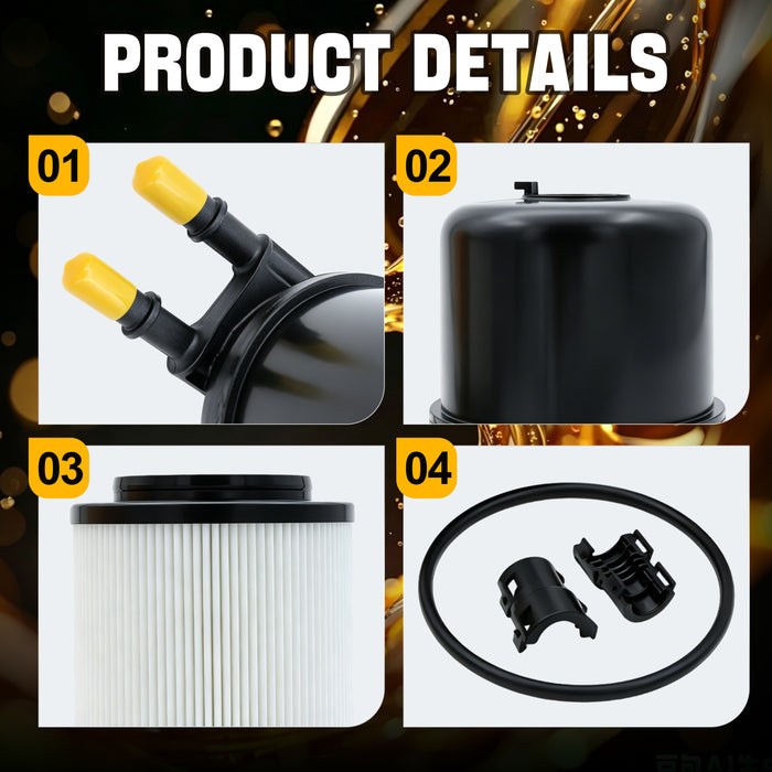 Trucktok 2011-2016 6.7L Ford Powerstroke Diesel Fuel Filter Replaces FD4615