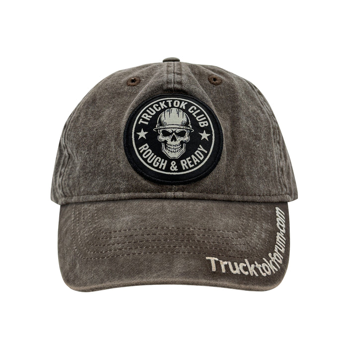 TruckTok Custom Embroidered Baseball Cap Vintage Washed & Adjustable Unisex Hat