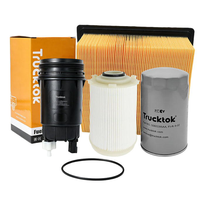 Trucktok 2007-2009 6.7L Dodge Ram Fuel, Oil, Air & Transmission Filters Maintenance Kit