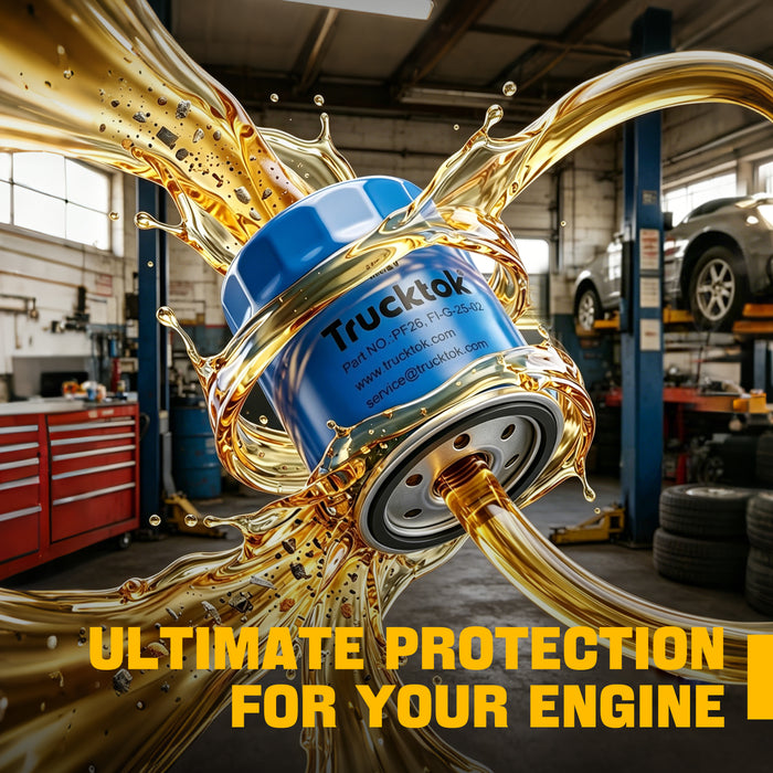 Trucktok 2020-2025 6.6L Silverado Sierra Duramax Air & Cabin Air & Oil Filter Replaces A3248C/CF185/PF26