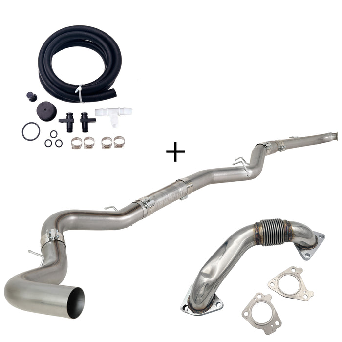 TruckTok 2007.5-2010 6.6L Duramax LMM 4"/5" DPF Delete Dp-back & EGR delete kit