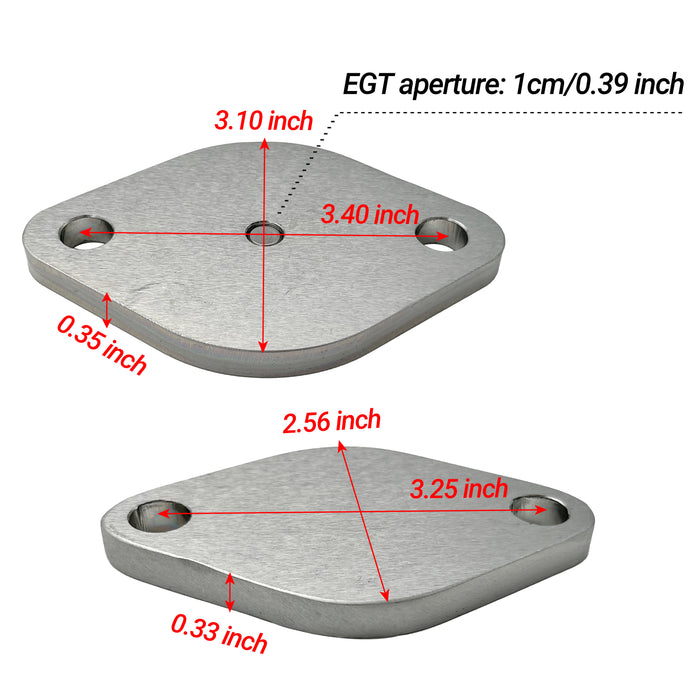 TruckTok 2013-2018 6.7L Dodge Ram Cummins Diesel EGR Valve Cooler Delete Kit