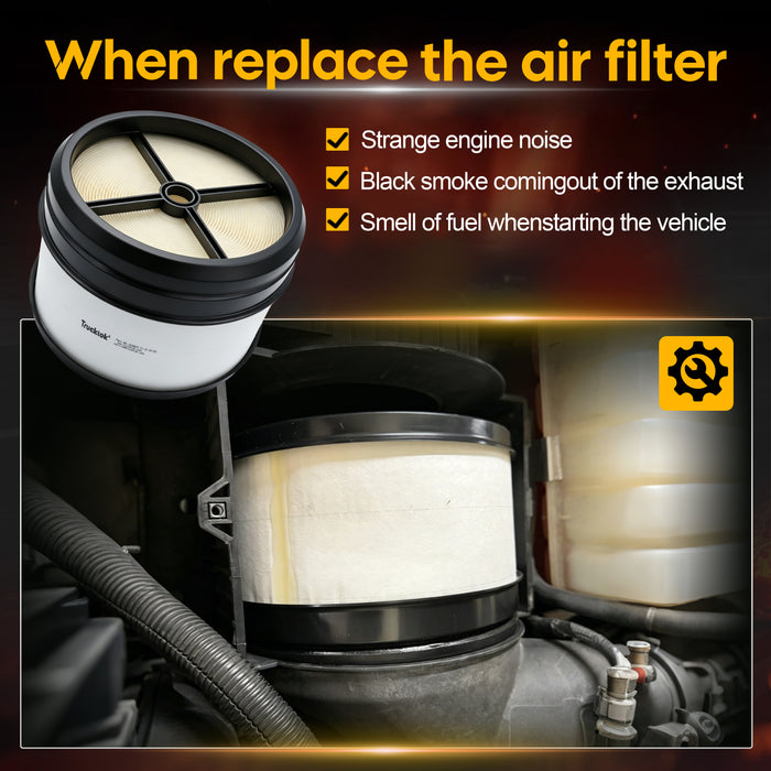 Simple installation of 6.6L Duramax engine air filter