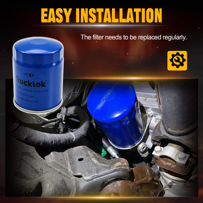 Simple installation of 6.6L Duramax engine oil filter