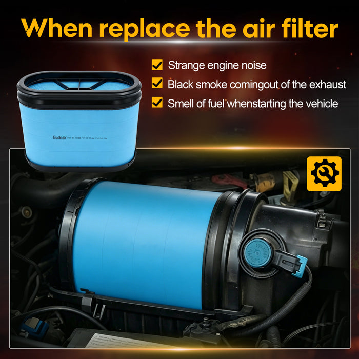 Trucktok 2008-2010 6.4L Ford Powerstroke Diesel Air Filter Replaces FA1886