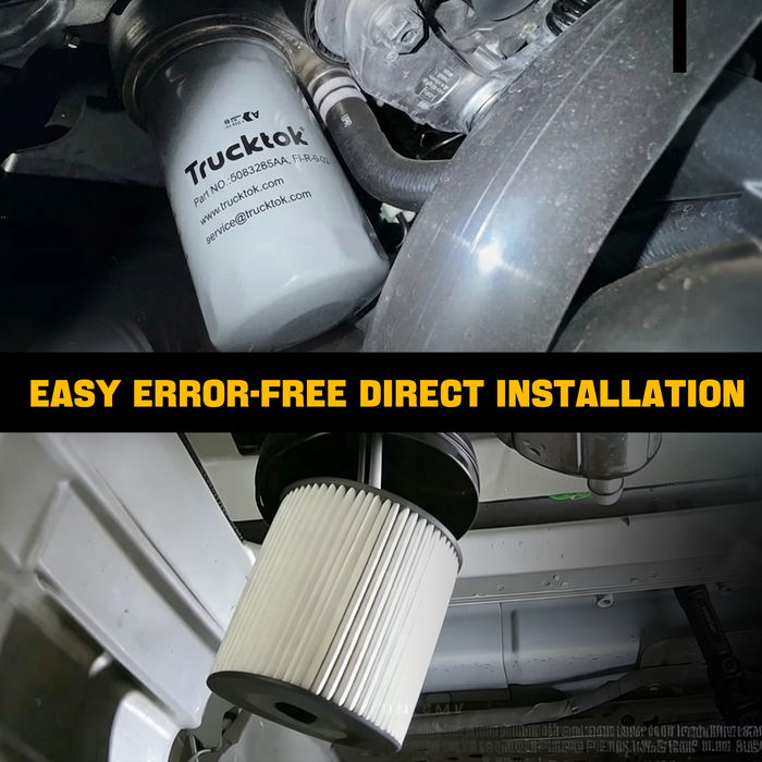 Trucktok 2019-2024 6.7L Dodge Ram Dual Fuel Filter & Oil Filter Bundle Set