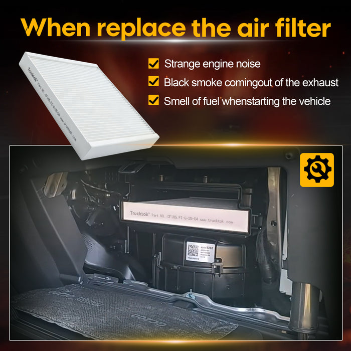 Trucktok 2020-2026 Silverado Sierra Cabin Air Filter Replaces CF185