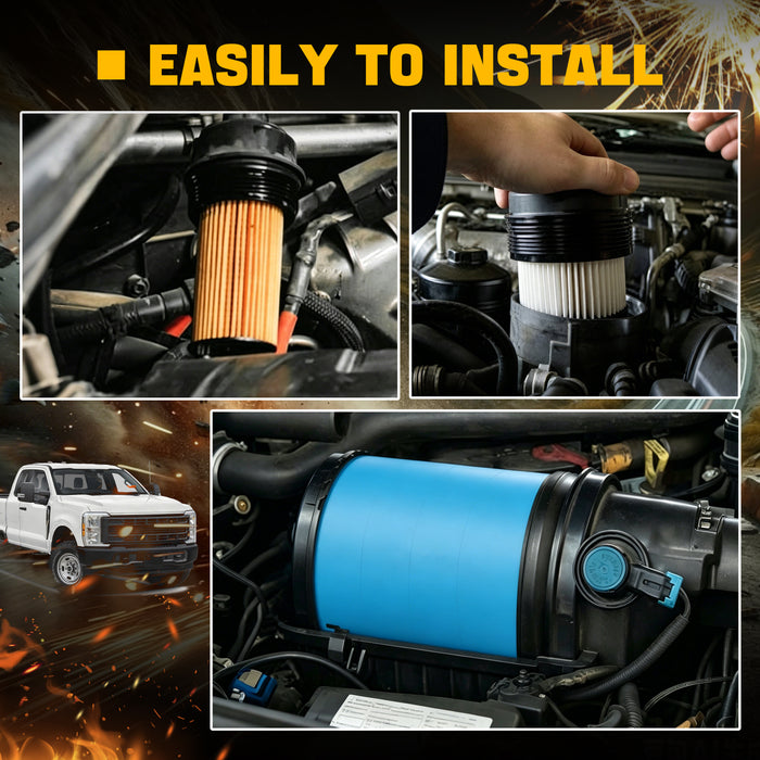 Trucktok 2008-2010 6.4L Ford Powerstroke Filter Set Replaces FD4617/FL2016/FA1886